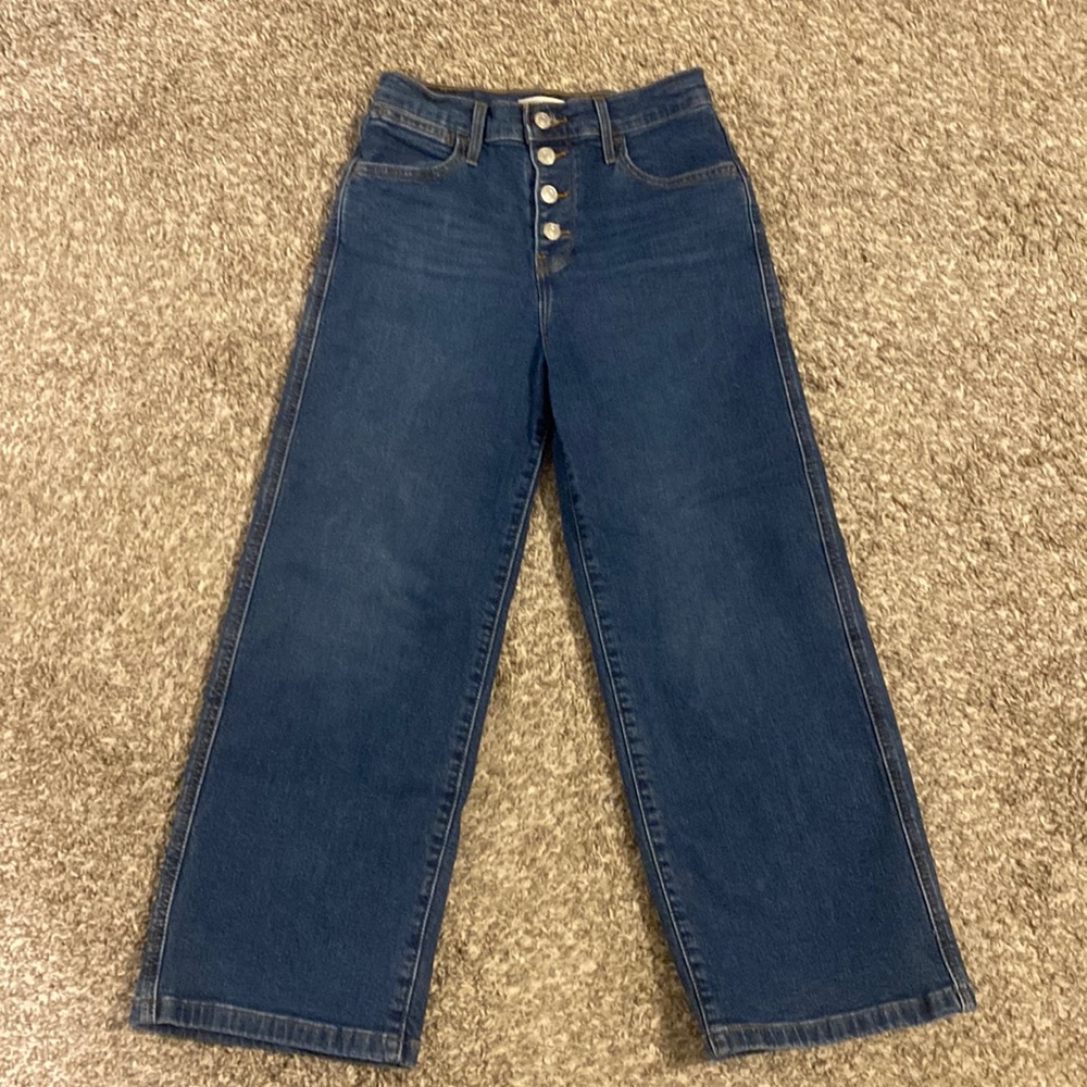 Levi’s Mile High Cropped Wide Leg Jean